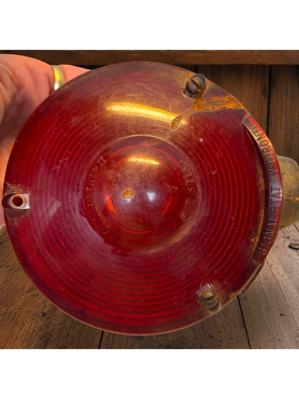 Rusty Salvage Vintage Signal-Stat Dual Tail/Stop Lights with Adjustable Mounting - Picture 6 of 10